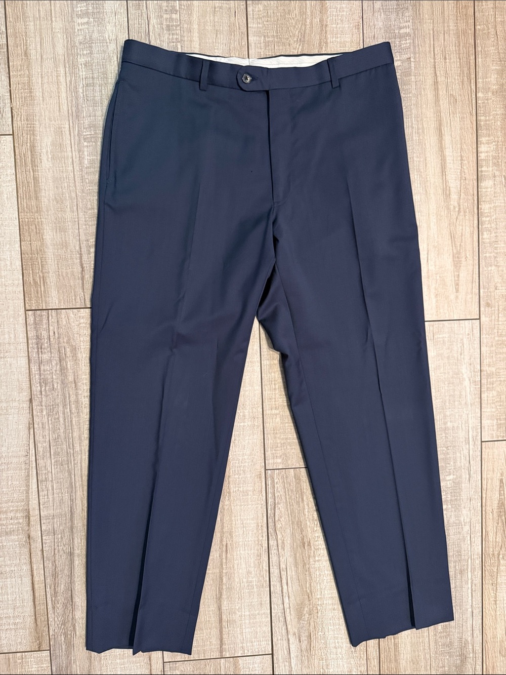 Joseph Abboud Super 120's Italy Fabric Navy Blue Dress Pants Trousers 36x30